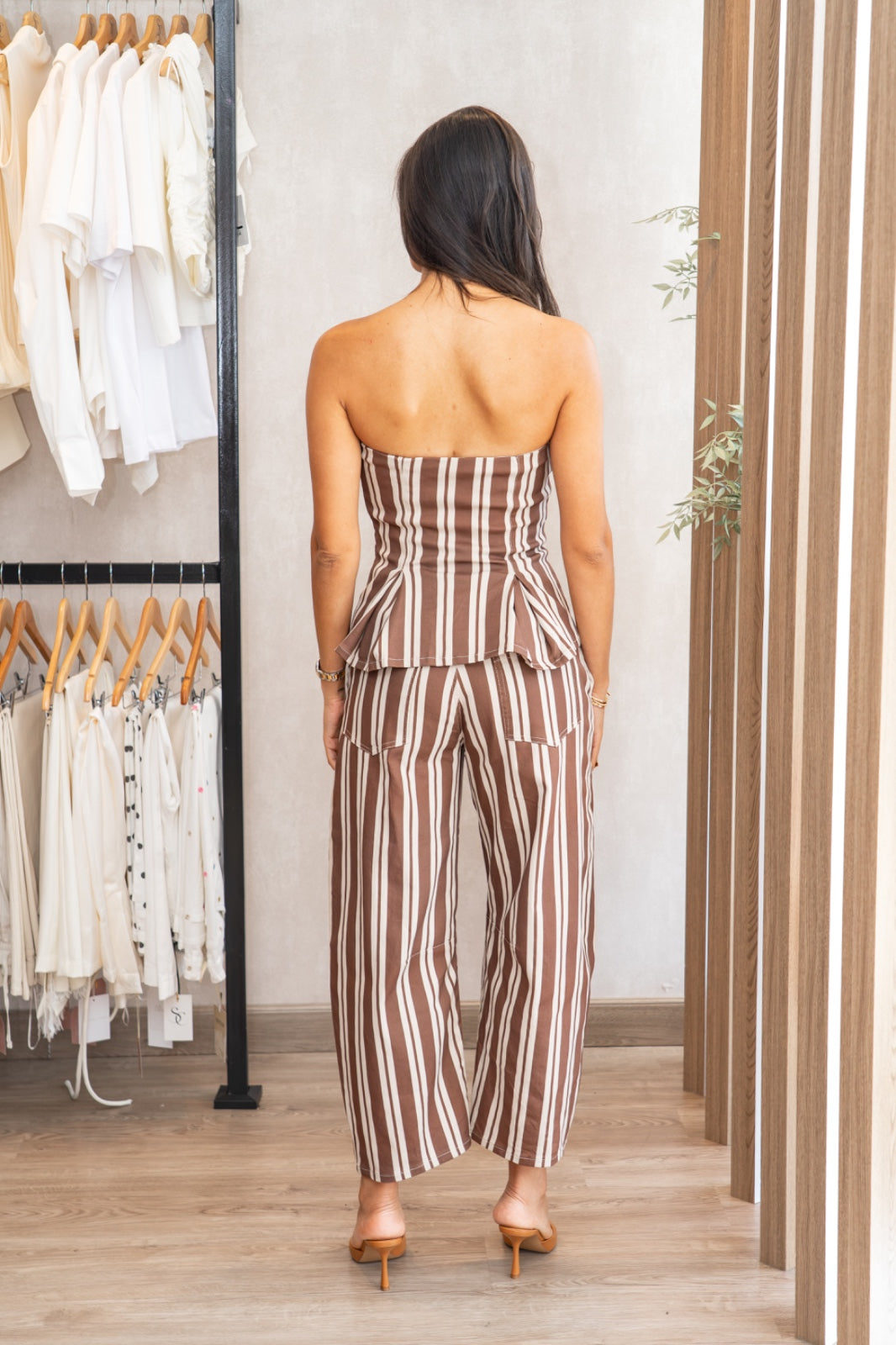 Lena Striped Set