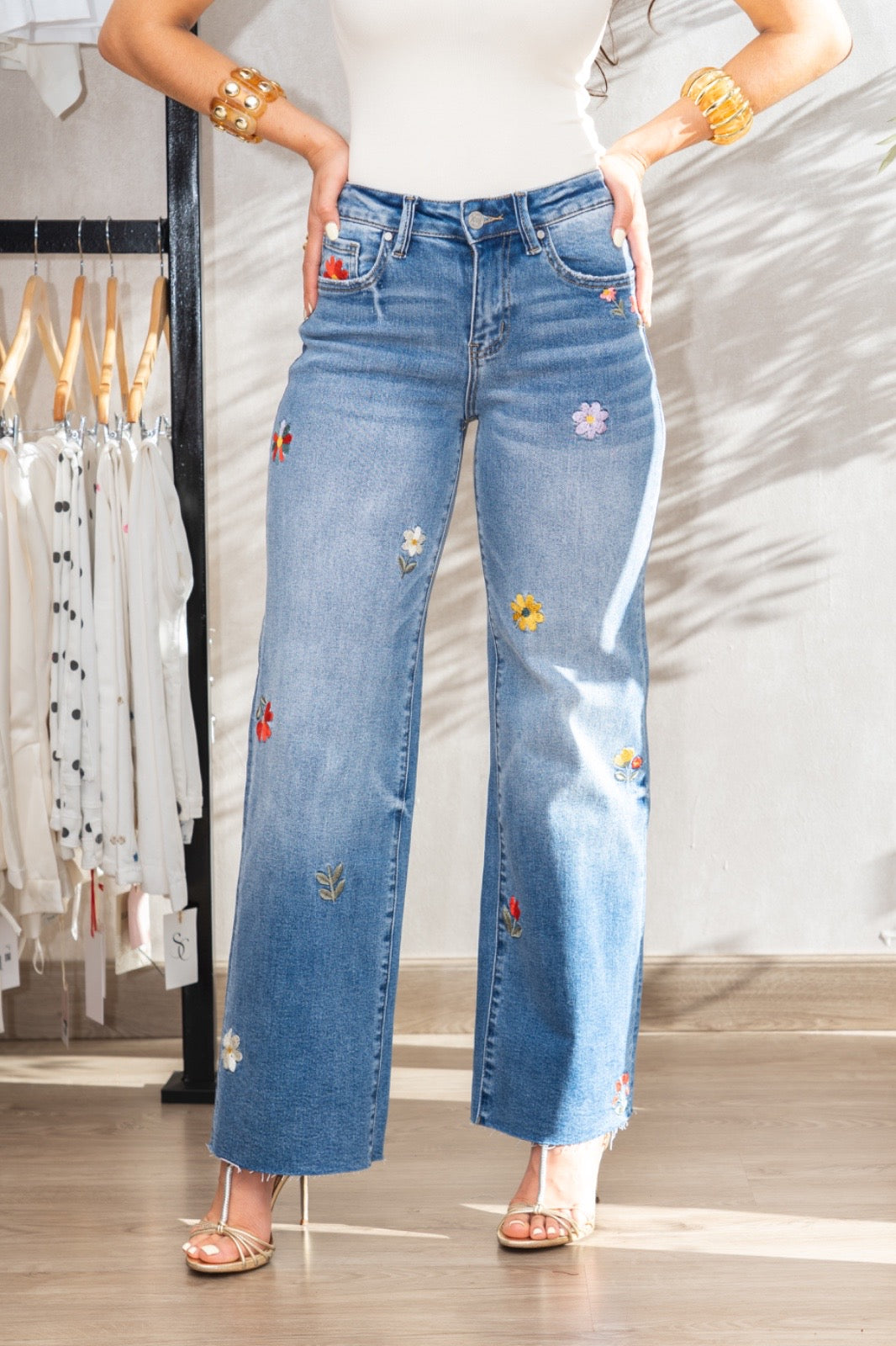 Icon Flower Denim