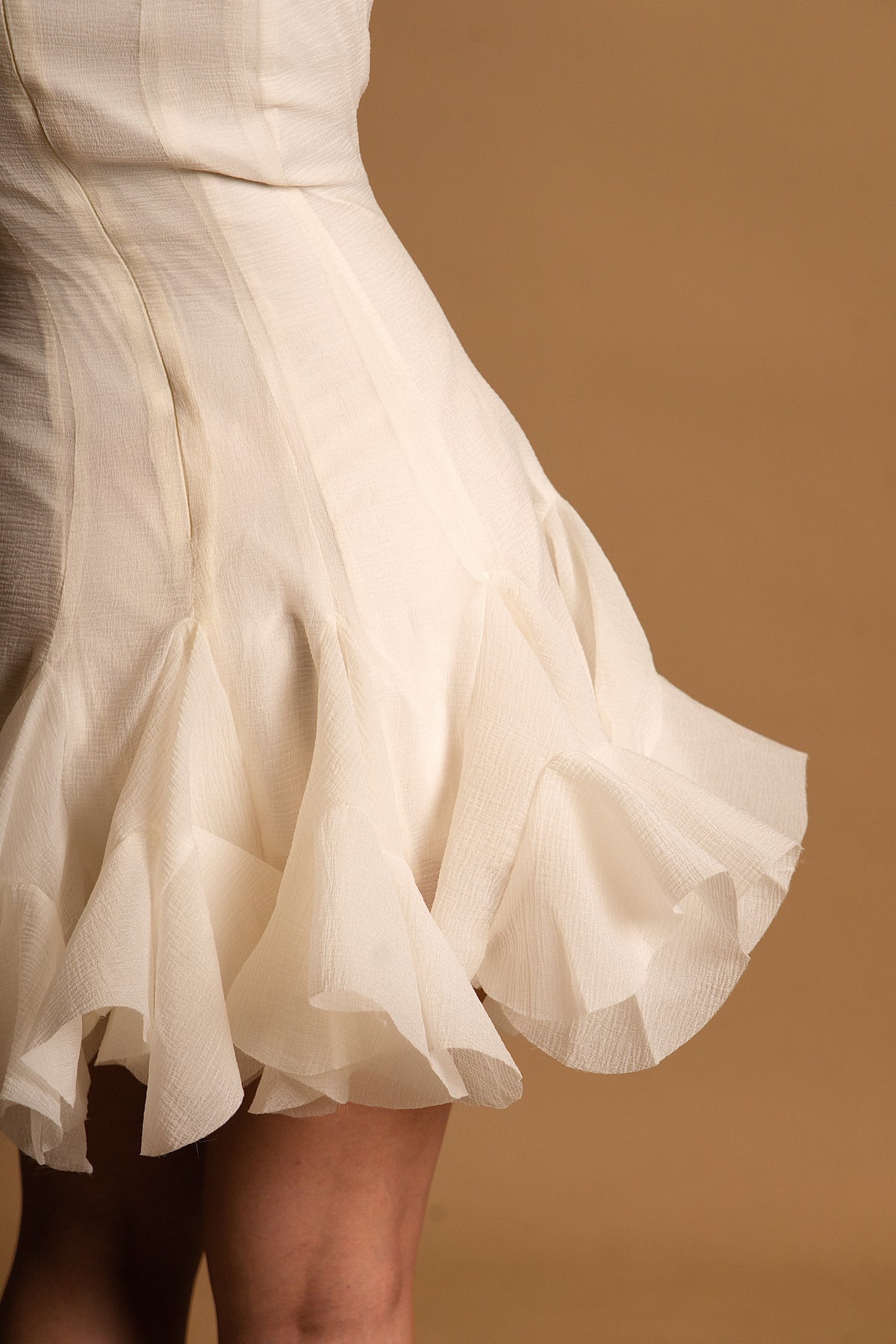 Semisheer Ruffle Mini