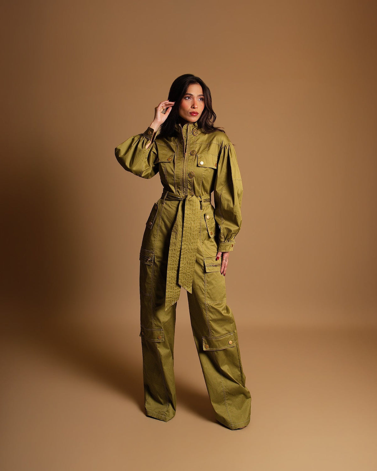Army Green Jumpsuit