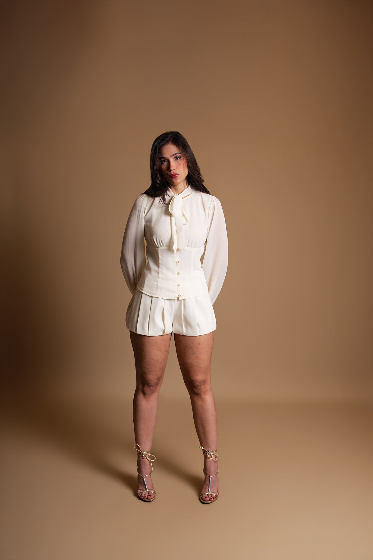 Pleated Shorts