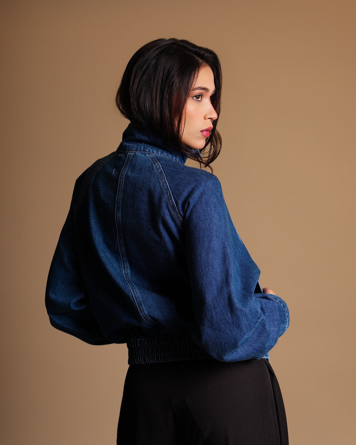 Denim Bomber Jacket