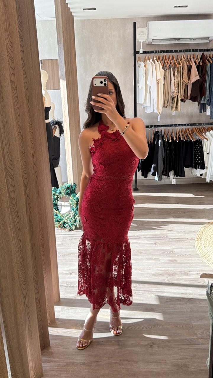Rose Red Dress