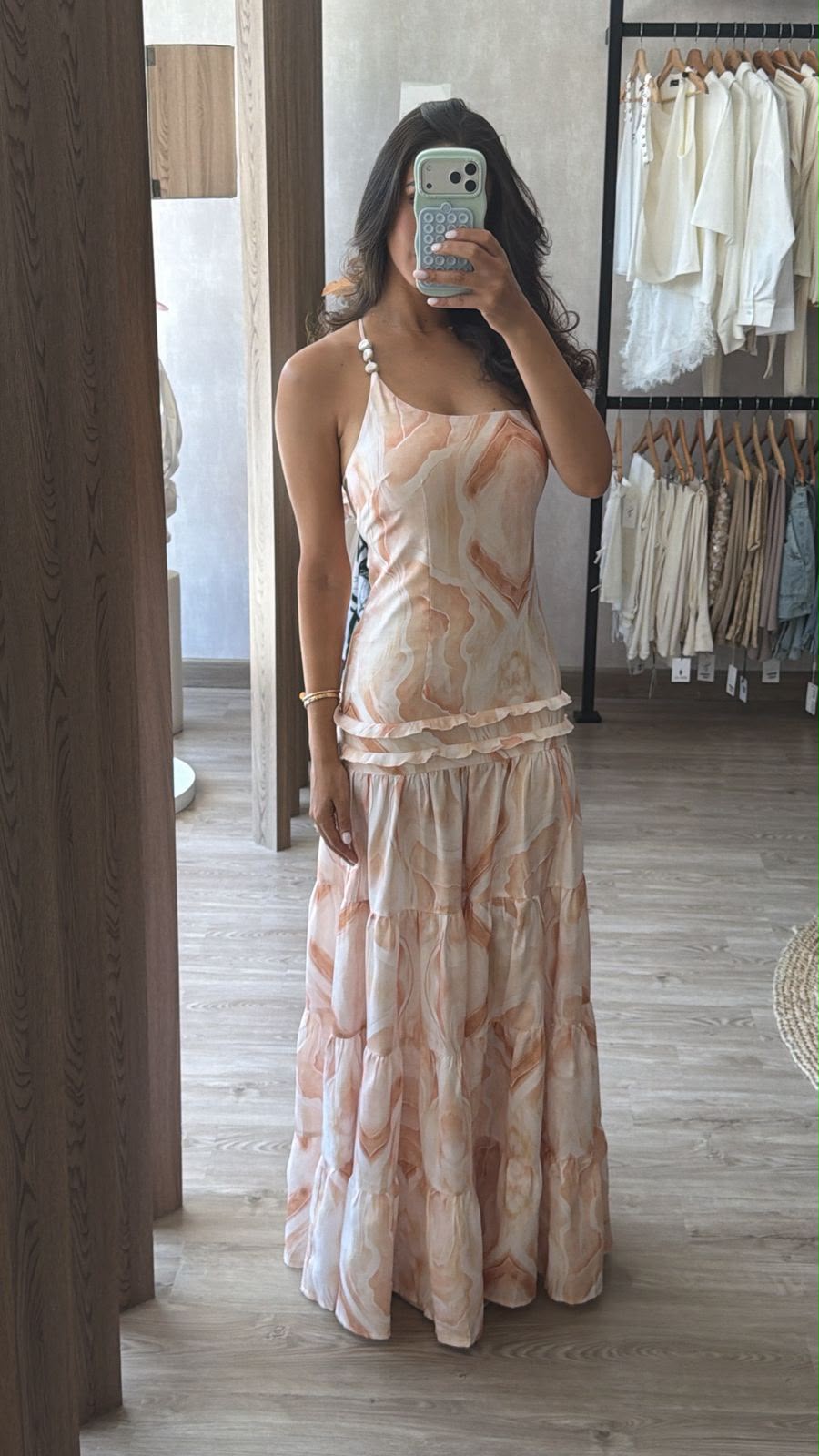 Beige Marble Dress