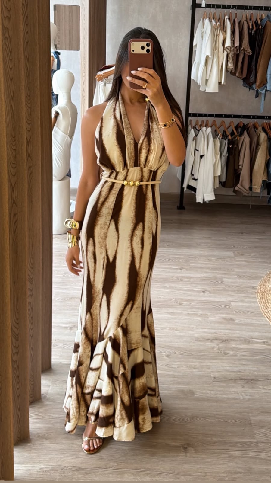 Maxi Zebra Dress