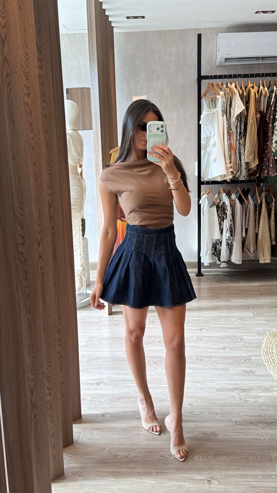 Denim Skort