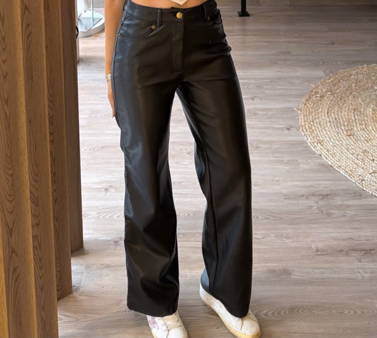 Leather Black Pants