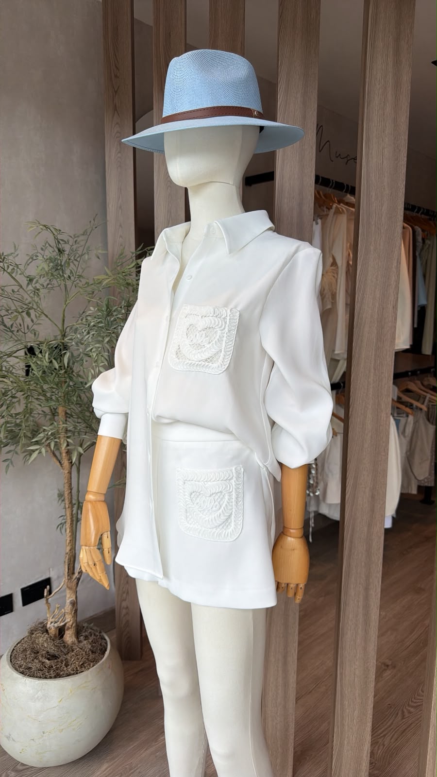 Shirt White Set